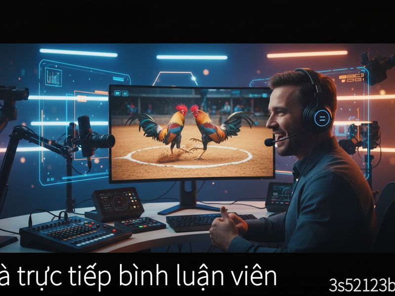 Bí quyết trở thành bình luận viên đá gà trực tiếp thu hút hàng ngàn người xem