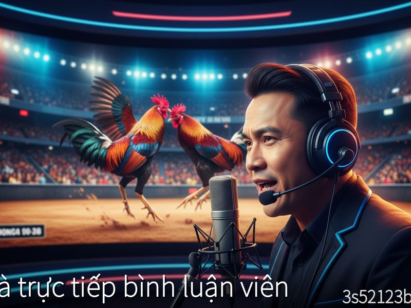 Bình luận viên đá gà trực tiếp: Linh hồn tạo nên sức hút cho mỗi trận đấu